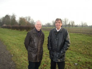 Councillors Keith Orrell and Keith Hyman are opposing Green Belt development.