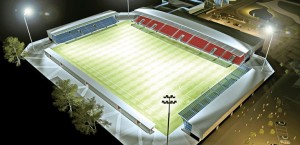 The planned Community Stadium was one of the topics under discussion